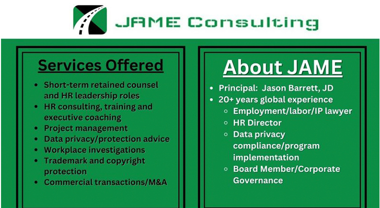 JAME Consulting is standing by to partner with you