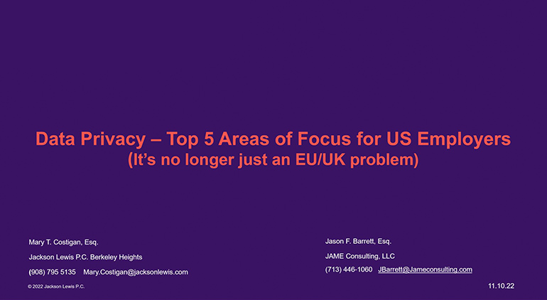 Top 5 Areas of Focus for US Employers